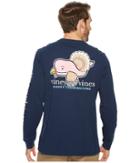 Vineyard Vines - Long Sleeve Turkey Whale Pocket Tee