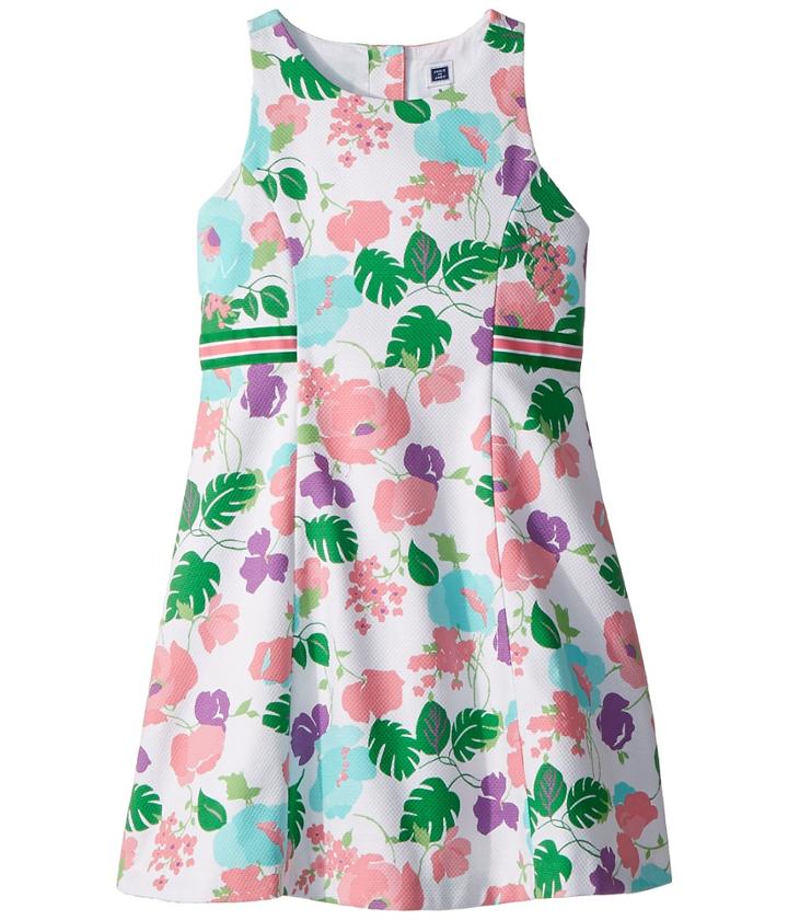 Janie And Jack - A-line Contrast Stripe Dress