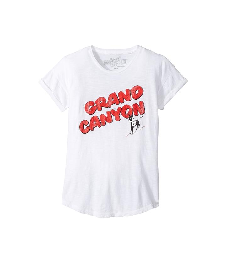 The Original Retro Brand Kids - Grand Canyon Rolled Short Sleeve Slub Tee