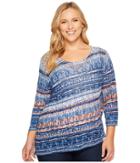 Nic+zoe - Plus Size Oceanside Top