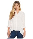 Miss Me - High-low Button Long Sleeve Top