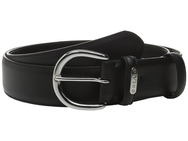 Lauren By Ralph Lauren - Harrington 1 3/8 Pebble C Buckle Plaque Keeper