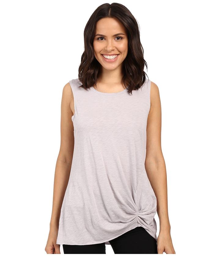Michael Stars - Cotton Supima Slub Tank Top W/ Front Twist