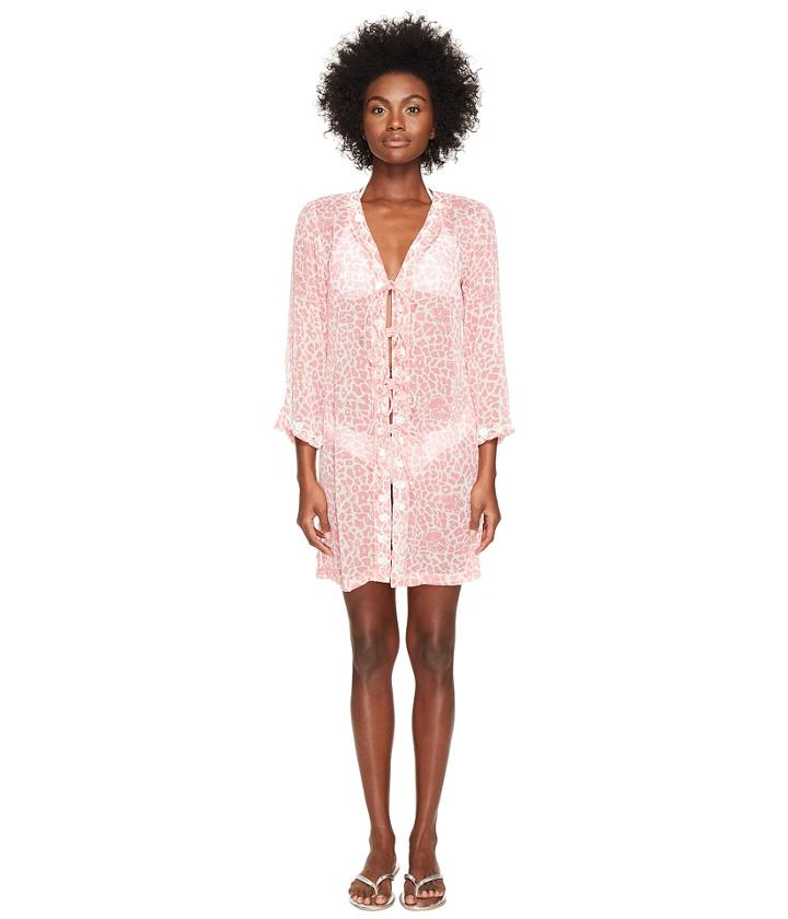 Letarte - Long Sleeve Tie Front Tunic
