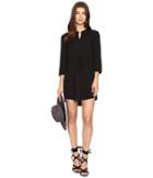 Jack By Bb Dakota - Kesler Cape Drawstring Waist Dress