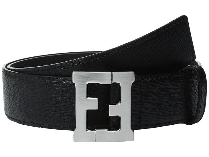 Fendi Kids - Logo Buckle Leather Belt
