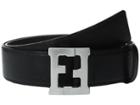 Fendi Kids - Logo Buckle Leather Belt
