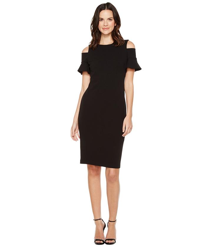Calvin Klein - Cold Shoulder Sheath Dress