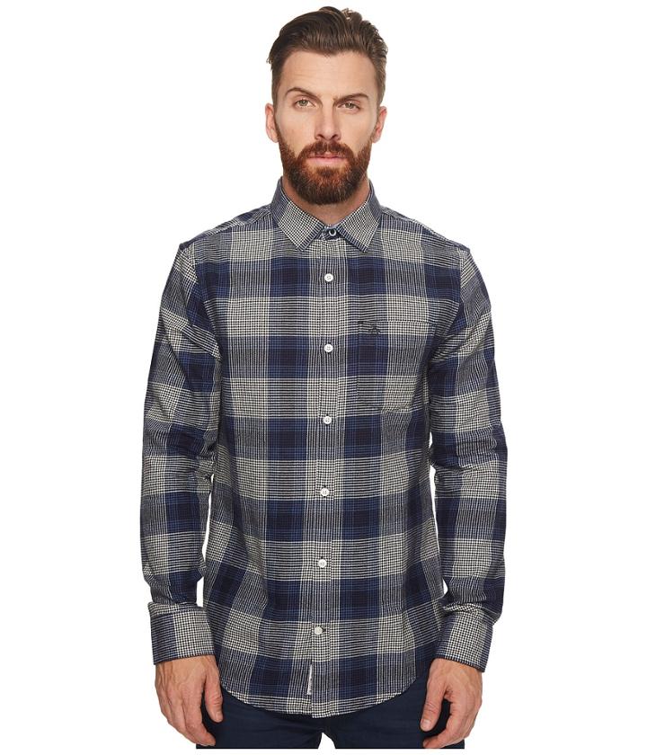 Original Penguin - Long Sleeve Brushed Flannel Plaid Heritage