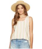Jack By Bb Dakota - Bowe Stripe Cotton Rayon V-back Tank Top