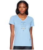 Life Is Good - Where Your Mom Is Crusher Vee Tee