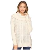 Brigitte Bailey - Aislyn Cable Knit Cowl Neck Sweater
