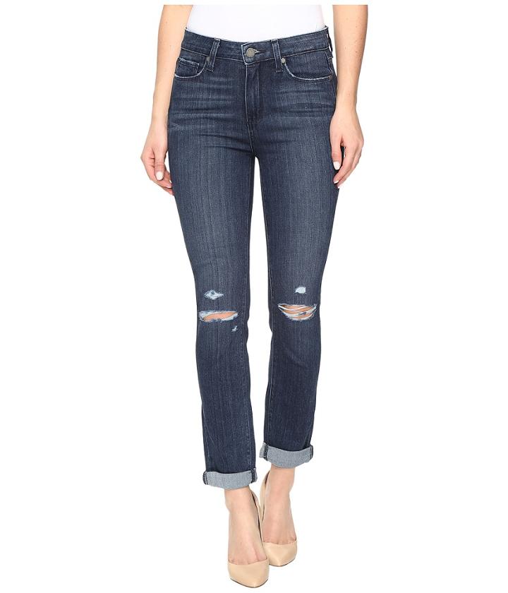 Paige - Hoxton Crop Rollup In Lani Destructed