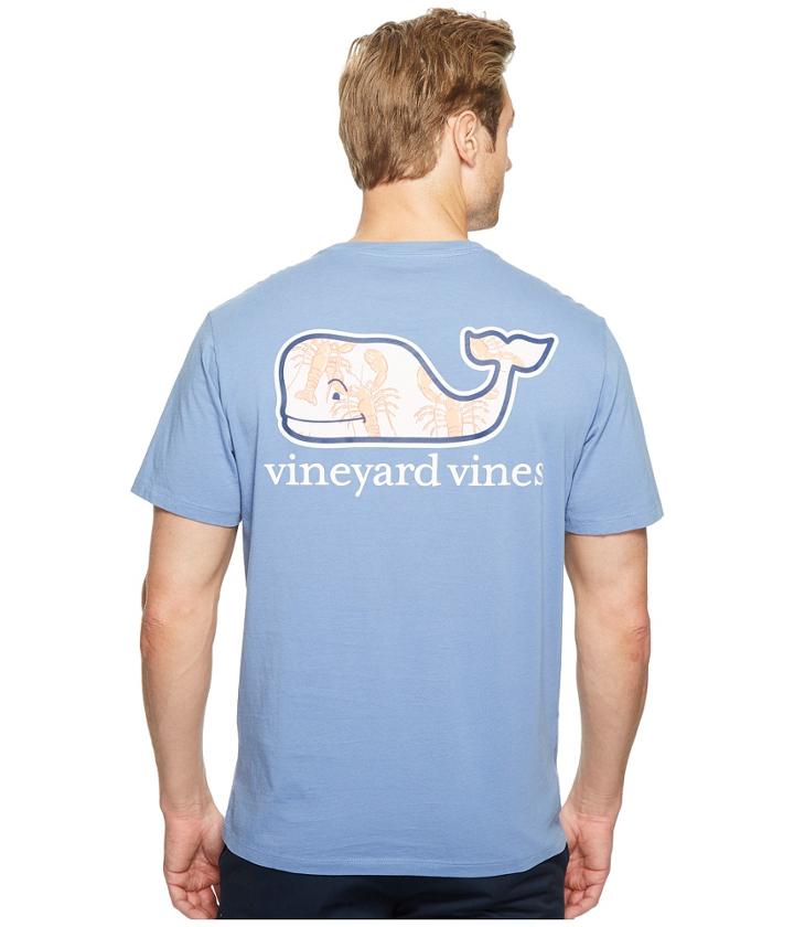 Vineyard Vines - Short Sleeve Lobster Toss Whale Fill Pocket T-shirt