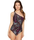 Versace - Costume Intero Printed Maillot One Shoulder One-piece