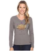 Life Is Good - Change Is Good Leaf Long Sleeve Crusher Vee
