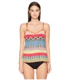 Mary Katrantzou - Carya Top Fira Stripe Knit Cover-up