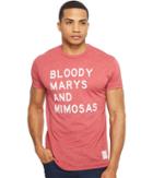 The Original Retro Brand - Short Sleeve Heather Blood Marys Mimosas Tee