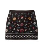 Ella Moss Girl - Kera Ponte Skirt With Embroidery
