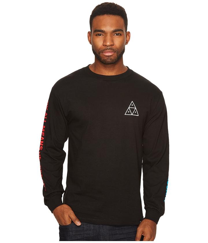 Huf - Multi Triple Triangle Long Sleeve Tee