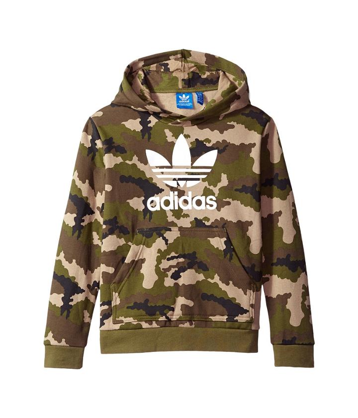 Adidas Originals Kids - Everyday Iconics Trefoil Camo Hoodie