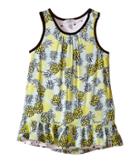 Ikks - Reversible Dress In Abstract Pineapple Print Reversing To Jersey Triangle Print