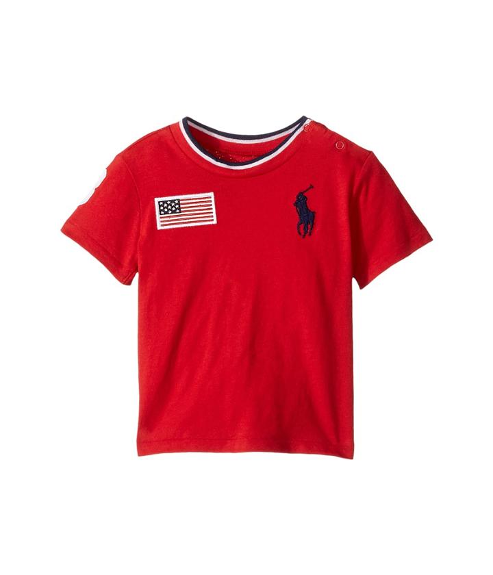 Ralph Lauren Baby - 30s Jersey Big Pony Polo Crew Neck Top