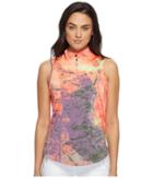 Jamie Sadock - Lava Print Sleeveless Top