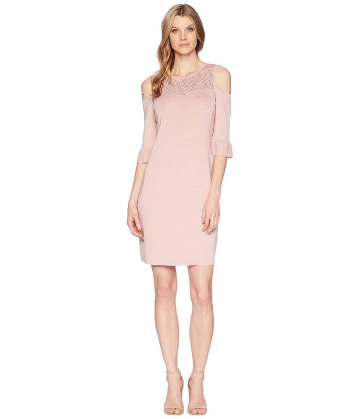 Nic+zoe - Pointelle Pattern Dress