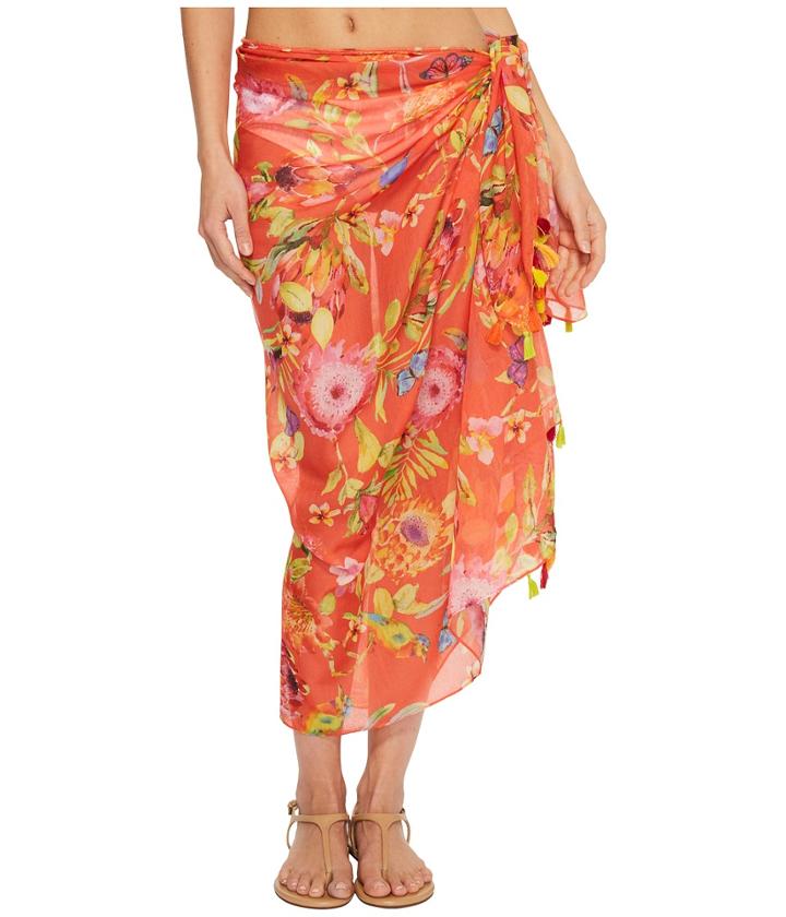 Echo Design - Melba Floral Tassel Pareo Cover-up