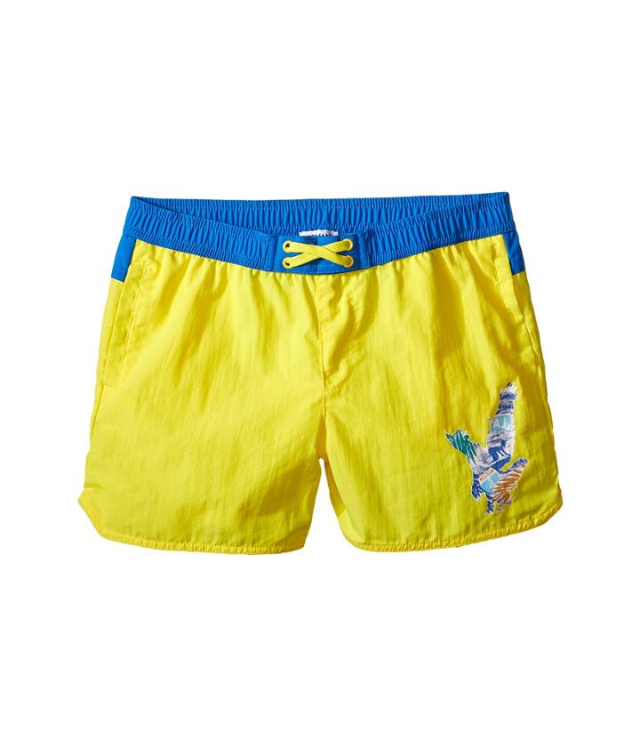 Armani Junior - Swimsuit With Turquoise Border
