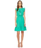 Kate Spade New York - Crepe Ruffle Dress