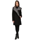 Vince Camuto - Cascading Front Wool Coat L8511
