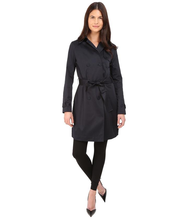 Armani Jeans - Shiny Twill Poly/cotton Satin Coat