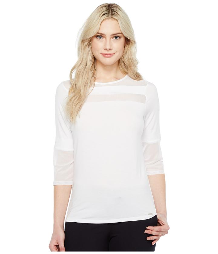 Ivanka Trump - Knit Crew Neck Elbow Sleeve Tee