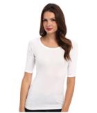 Michael Stars - Supima Elbow Sleeve Wide Scoop