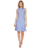 Calvin Klein - Sleeveless Sheath With Flounce Hem