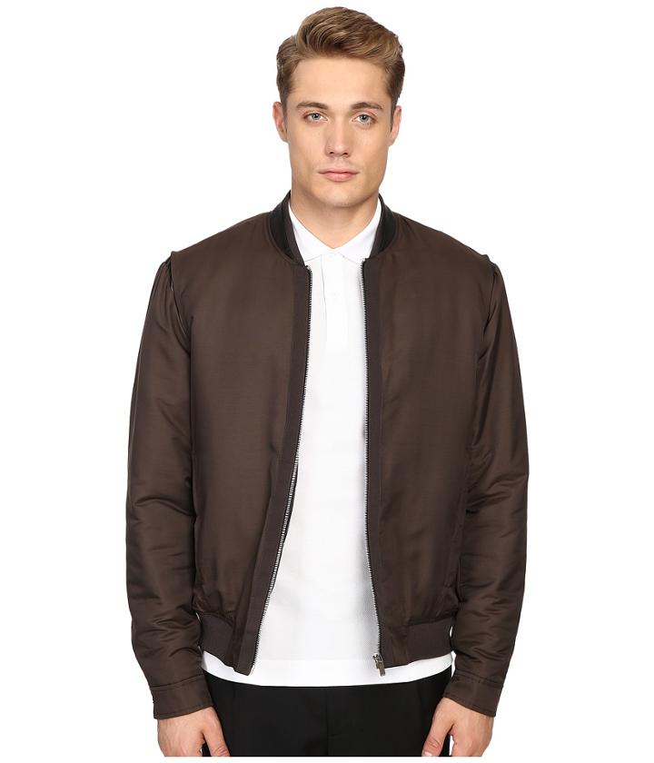 The Kooples - Grosgrain Placket Bomber Jacket