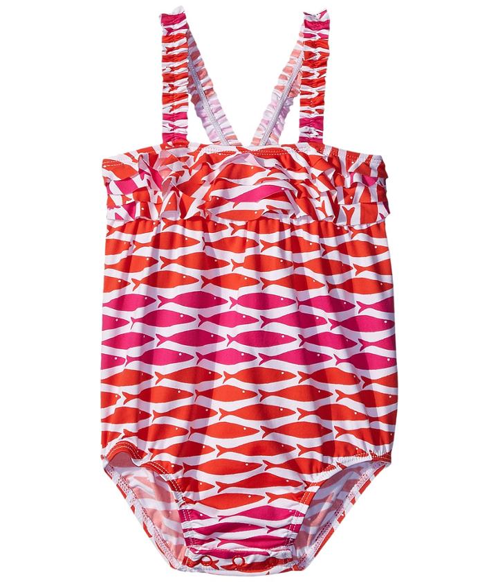 Hatley Kids - Little Fishes Ruffle One-piece Swimsuit