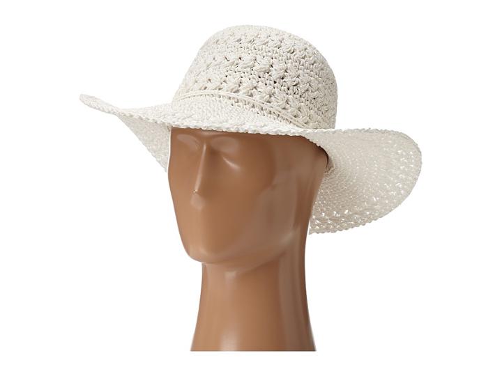 Scala - Big Brim Crocheted Toyo Hat