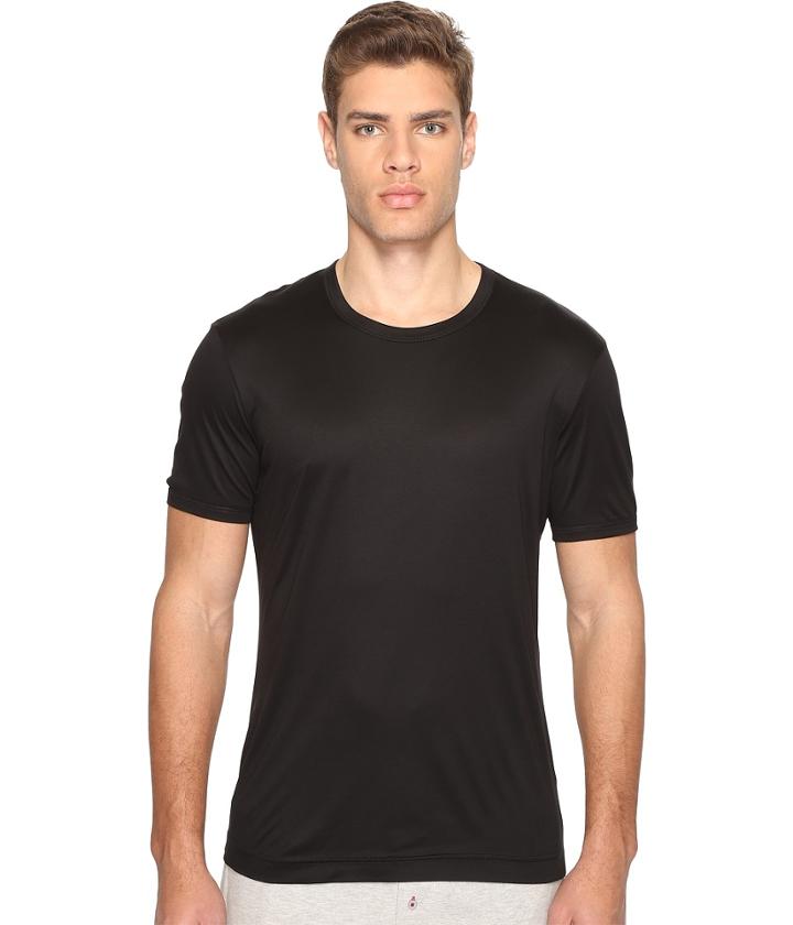 Dolce &amp; Gabbana - Polka Dot Silk Modal Round Neck Tee