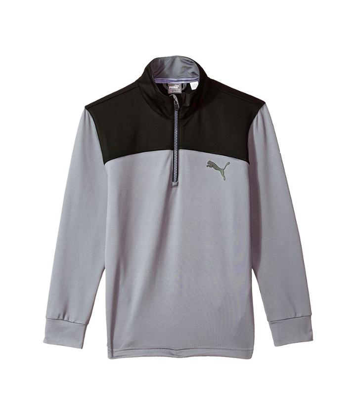 Puma Golf Kids - Color Block 1/4 Zip Jr