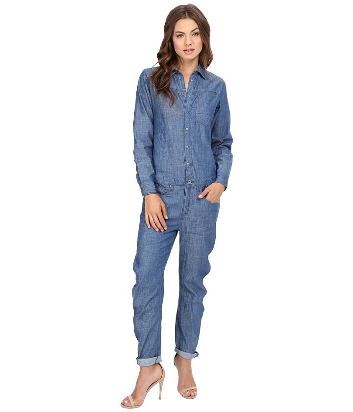 G-star - Arc Boyfriend Boilersuit In Lightweight Boll Denim