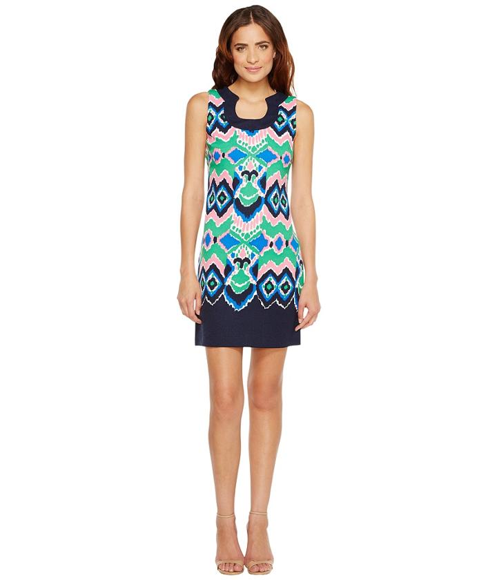 Christin Michaels - Yvonne Sleeveless Printed Dress