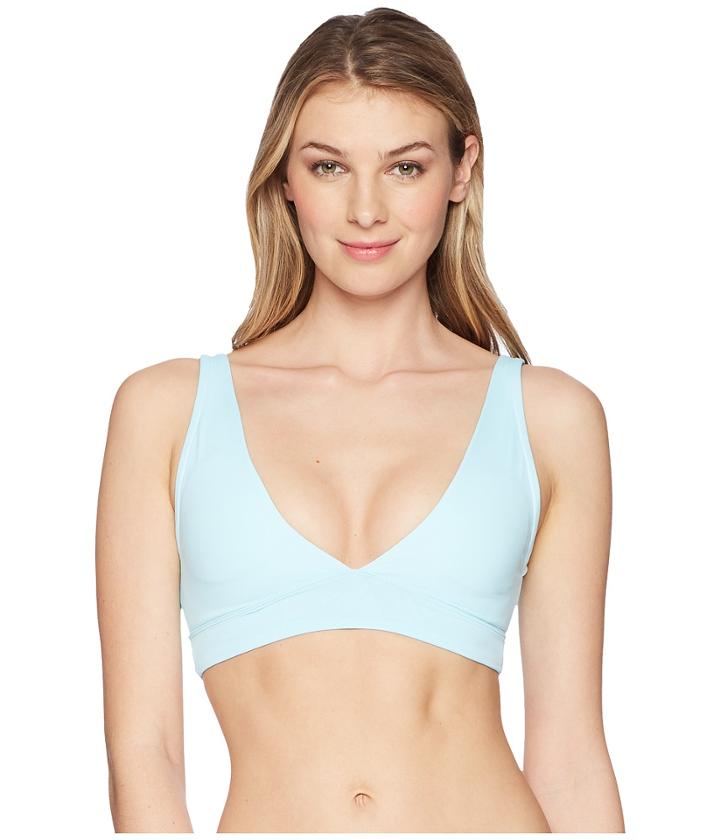 Maaji - Crystal Blue Allure Fixed Halter Four-way Top