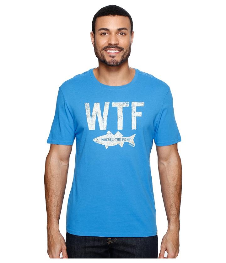 Life Is Good - Wtf Fish Smooth Tee