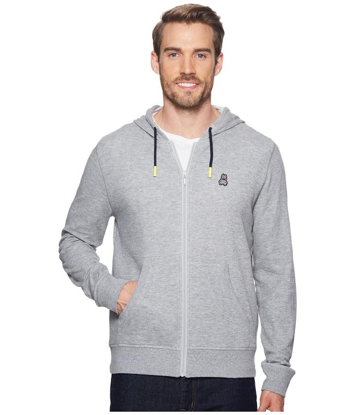 Psycho Bunny - Double Face Hoodie W/ Printed Interior Logo