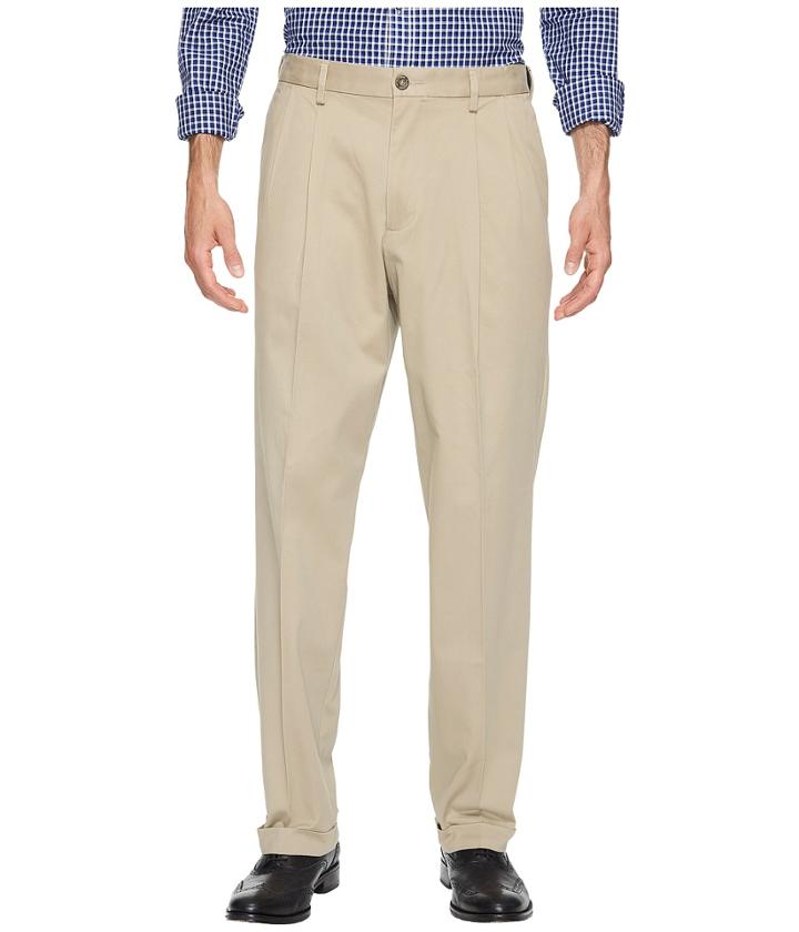 Dockers Men's - Comfort Khaki D3 Classic Fit Pleated Pants