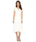 Christin Michaels - Adela Short Sleeve Ruffle Dress