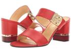 A. Testoni - Nappa Leather Buckle Strap Heel